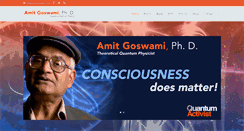 Desktop Screenshot of amitgoswami.org